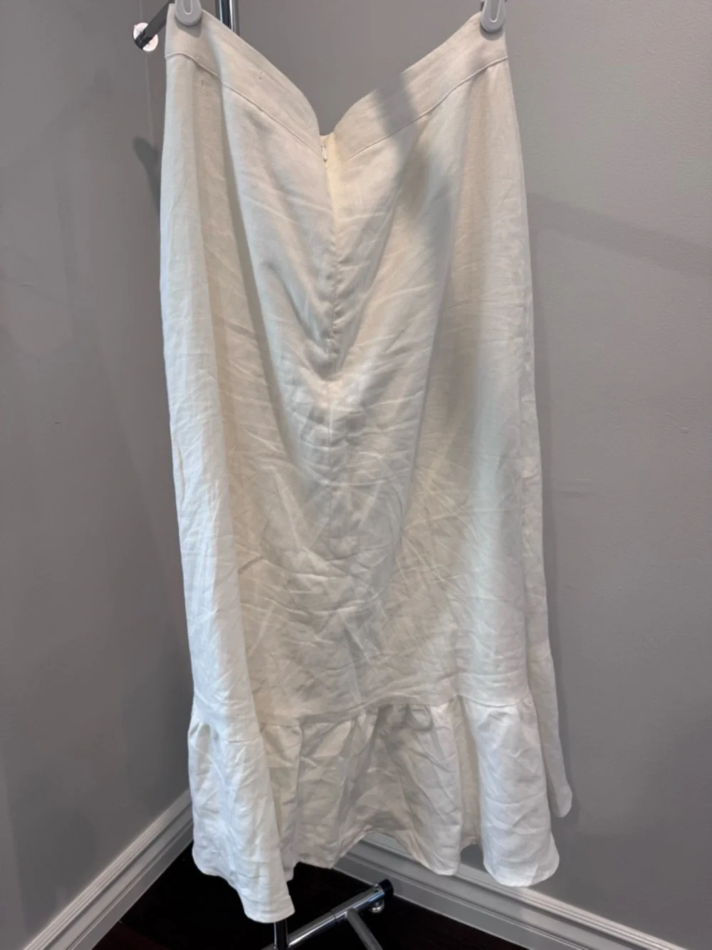 Reformation White Midi Yucca Skirt - Picture 3 of 4